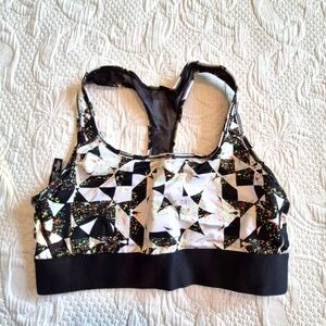 Victoria's Secret women's Medium multi colored racerback sports EUC
